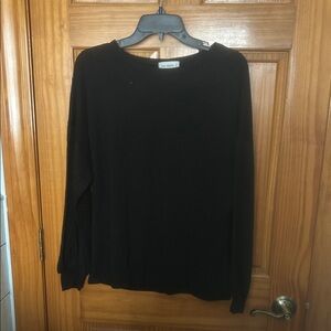 The nines Black Crewneck Sweater